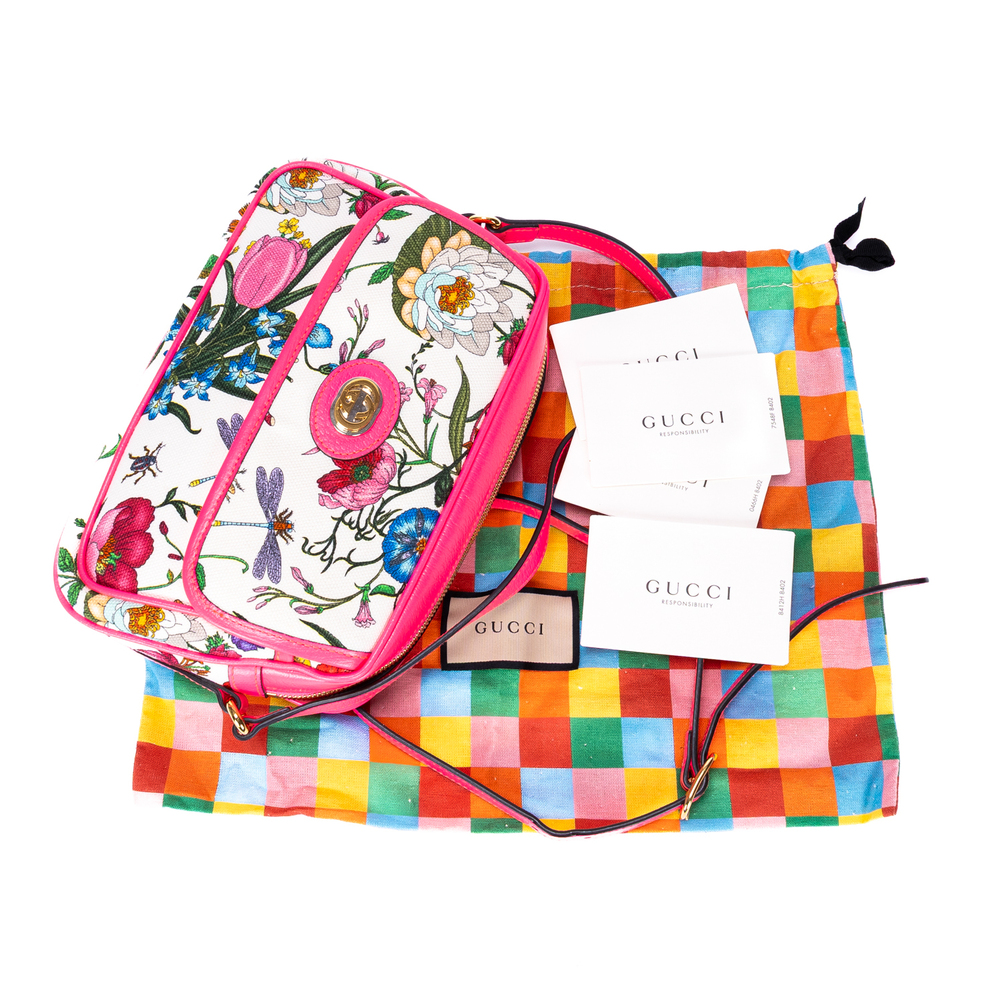 Gucci Multicolor Flora Camera Crossbody - Picture 11 of 13